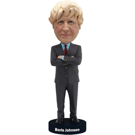 Royal Bobbles Boris Johnson Bobblehead Premium Polyresin Realistic Figure Unique Serial Number Exquisite Detail