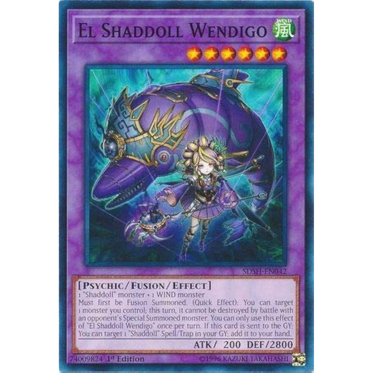 El Shaddoll Wendigo - SDSH-EN042 - Common - 1st Edition