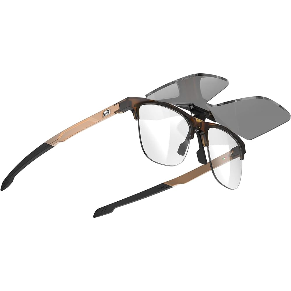 [RUDYPROJECT] Sunglasses Incas XL Flip Up Half Rim Blue Navy Matte/Multi Laser Ice Shape A (52x45mm)