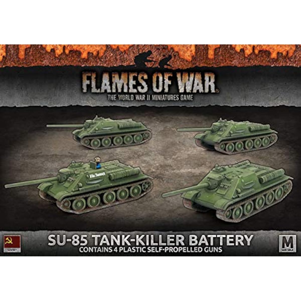 Flames of War: Mid War: Soviet: SU-85 Tank Killer Battery (SBX57)