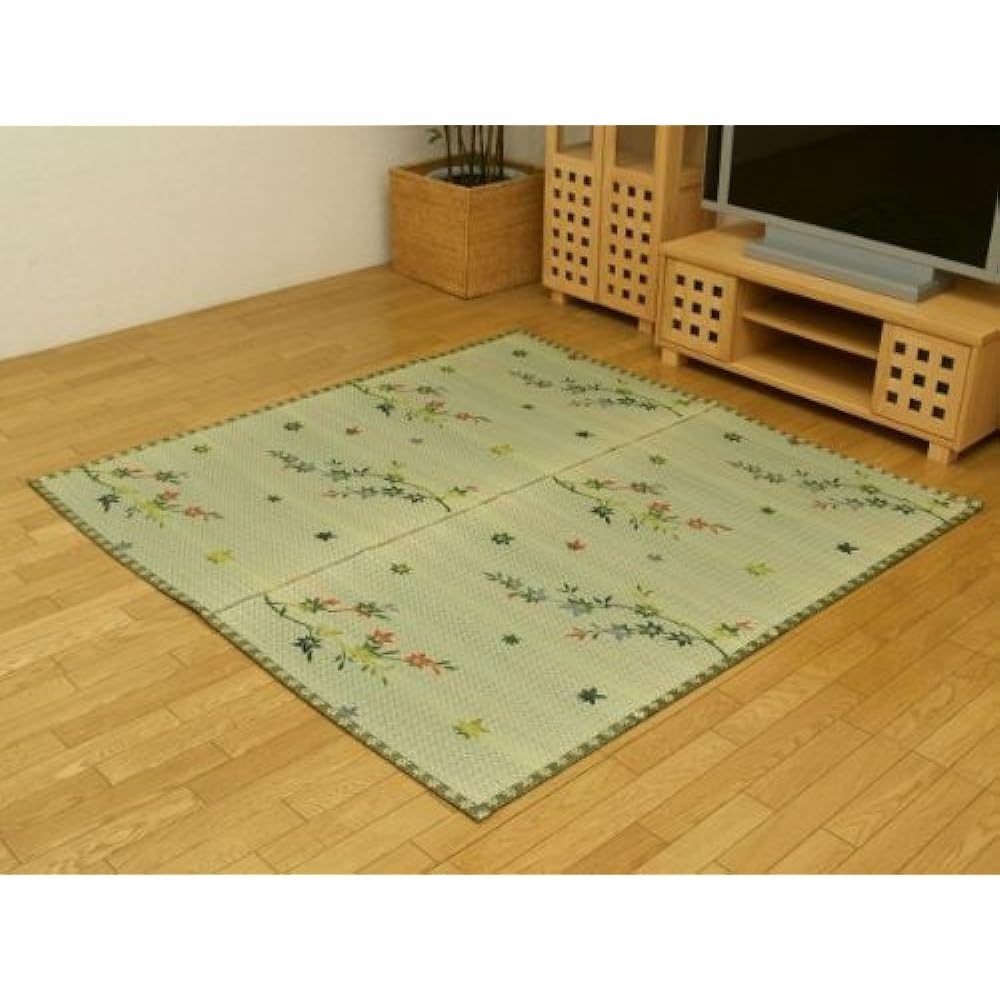 Ikehiko Corporation Igusa Hanagoza Arashiyama Honma 2 tatami mat approx. 191 x 191 cm Bag weave #4300212