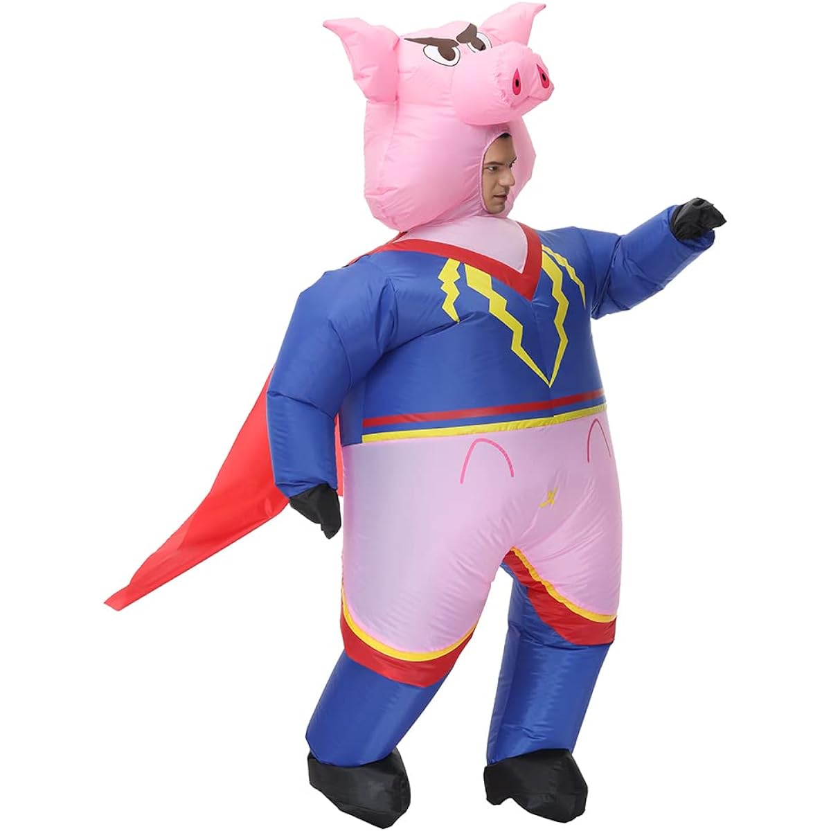 RHYTHMARTS Inflatable Costume Super Pig Inflatable Costume for Adults