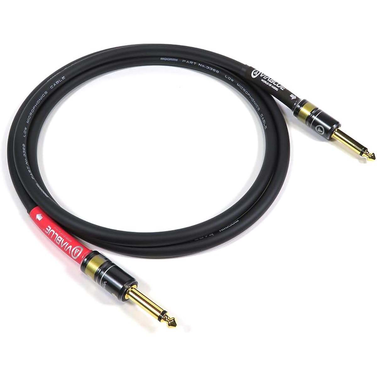 Mogami 3368 Shielded Cable w/ViaBlue High End Plug (1.75m)
