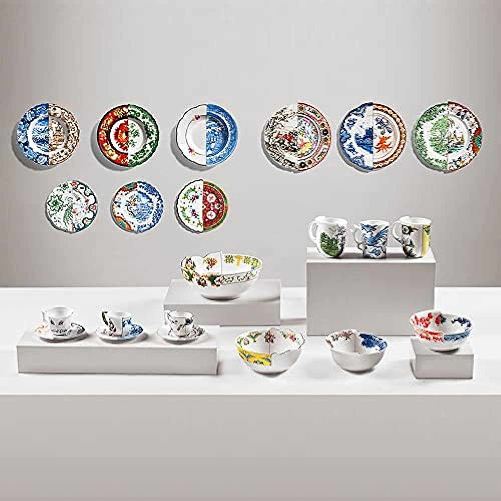 SELETTI rid Bowl 15cm ESPINA Multicolor H10.4×W20.2×D22 124169