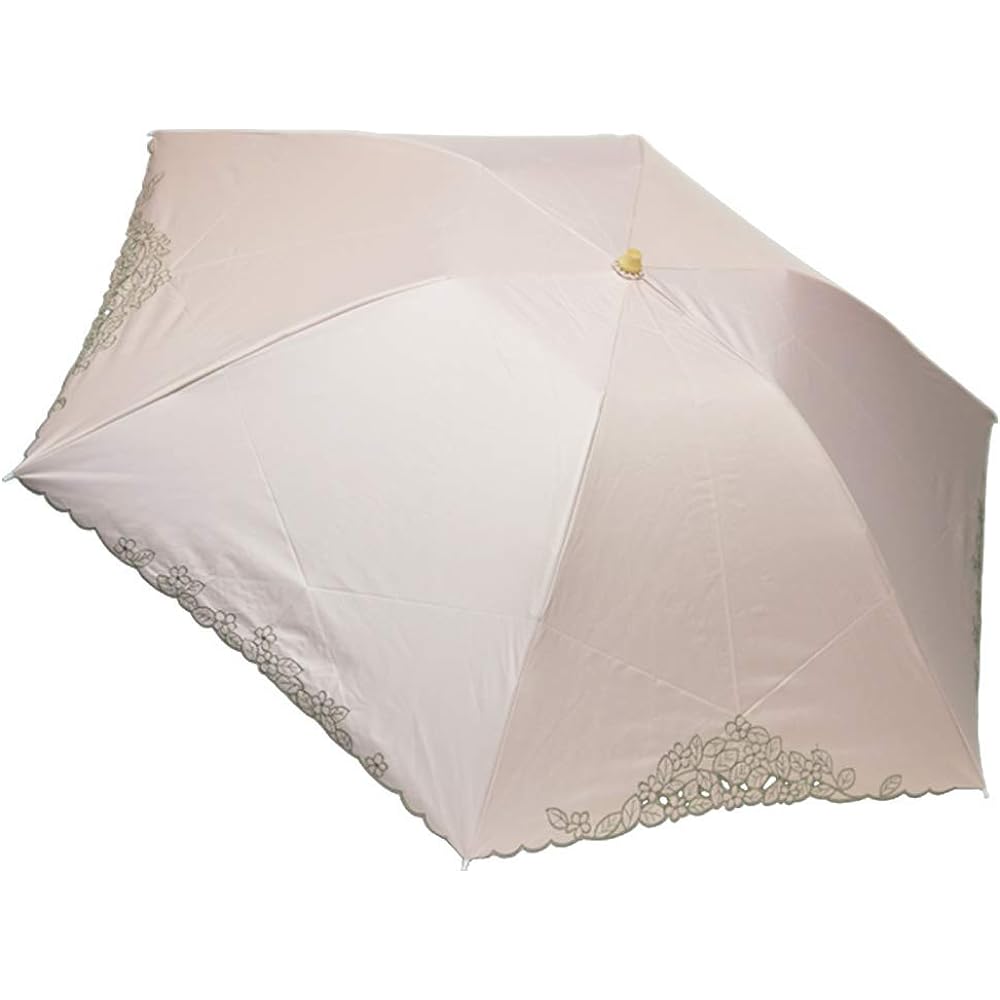 [Nouvel Japonais] Nouvel Japonais Parasol, Folding Umbrella, For Both Sunny and Rainy Days, Lightweight, UV Protection, UV Protection, Shading Rate, 99.99% Botanical Embroidery