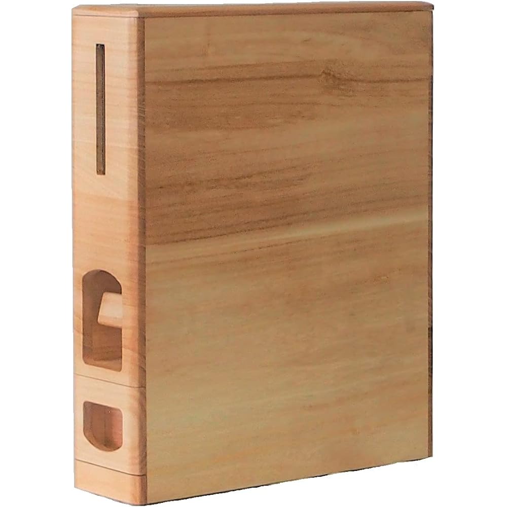 SAMICK Wash-free rice paulownia slim rice dispenser (rice bowl) 6kg with casters RW-210-9 (6kg)
