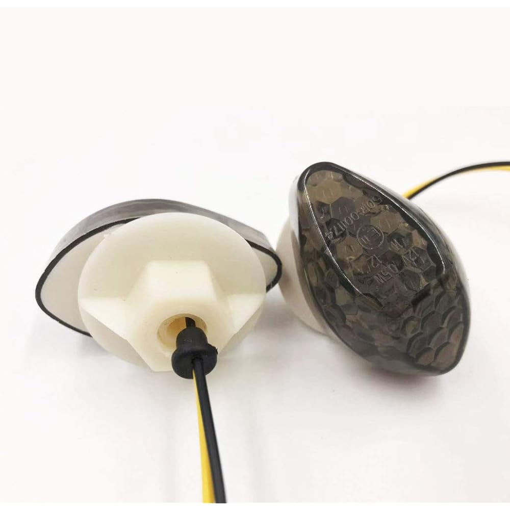 SAMDO Motorcycle LED Flush Mount Turn Signal Light Turn Signal Turning Lamp Smoke for Honda CBR600RR CBR1000RR CBR600F3 CBR600F4 CBR600 CBR929