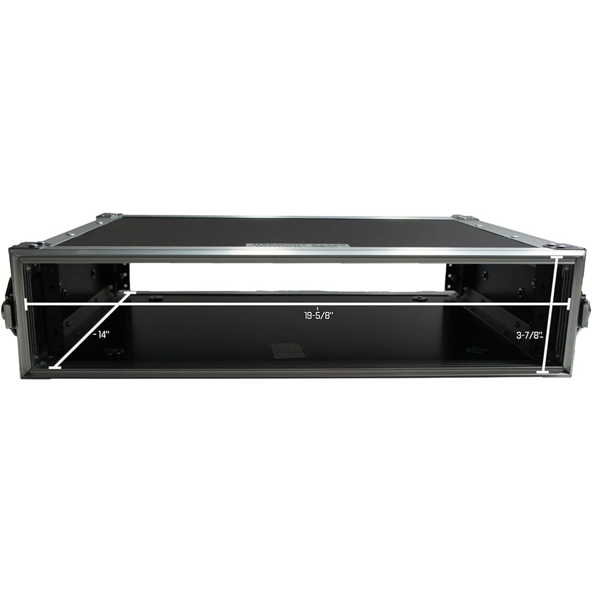 Harmony Cases HC2UED Pro DJ Flight 2U FX Effect 16" Deep Loaded Vertical Case