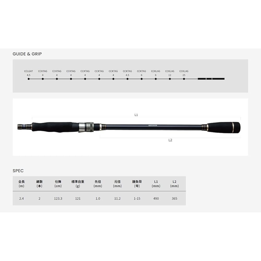 Alpha Tackle Rod Boat Rod KANEI Tenyamadai 240ML 51363