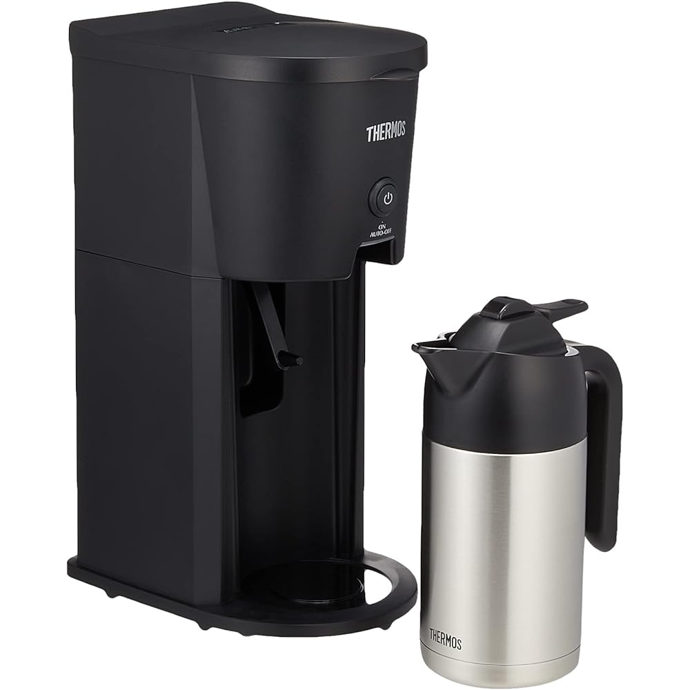 THERMOS Vacuum Insulated Pot Coffee Maker 0.63L Black ECJ-700 BK
