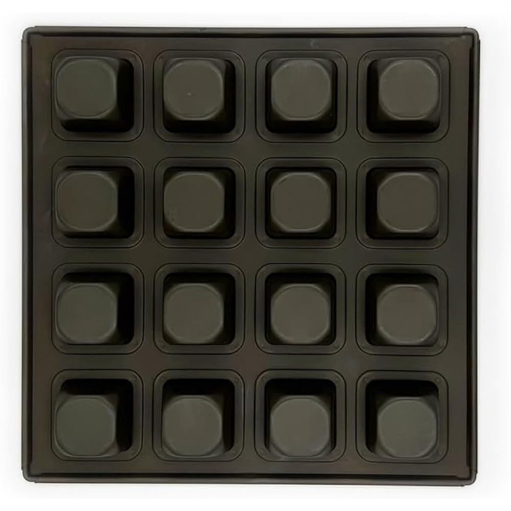 Matsunaga Seisakusho MB Teflon treated marron cube top plate 16P