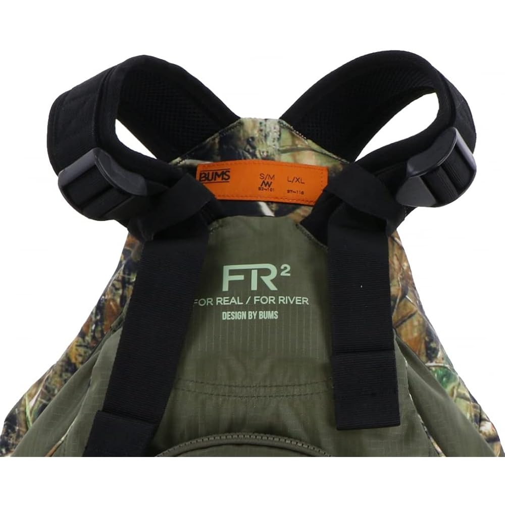 BUMS Marine Floating Vest KAMUI KA-9028 BK Khaki S-M