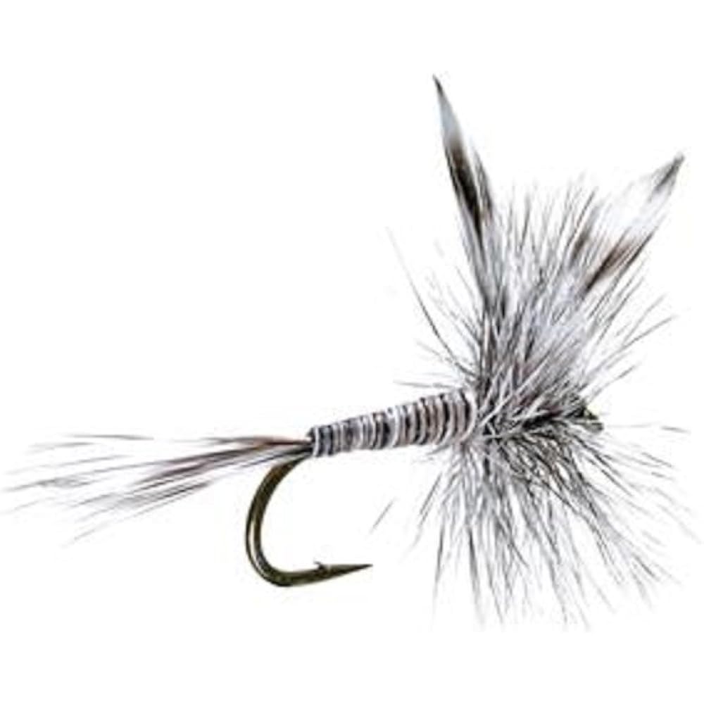 The Fly Fishing Place Mosquito Classic Trout Dry Fly Fishing Flies Set of 6 Size 14