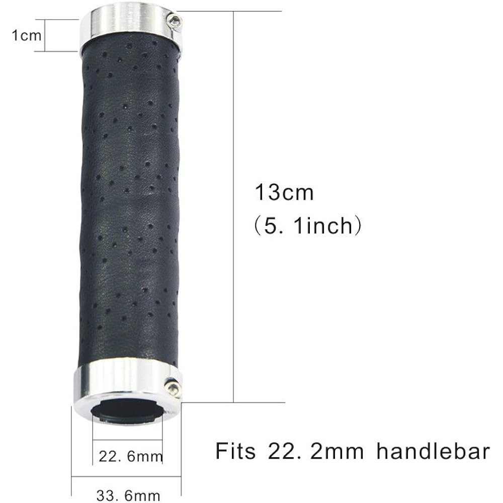 UPANBIKE Bicycle Handlebar Grip Double Lock-on 22.2mm Grip for Mountain Bike, Road Bike