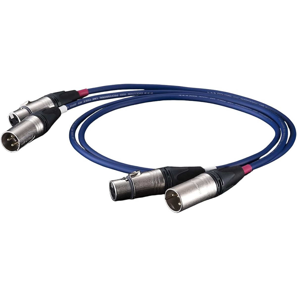 AET XLR cable pair 1.5m EVO0503A-XLR1.5