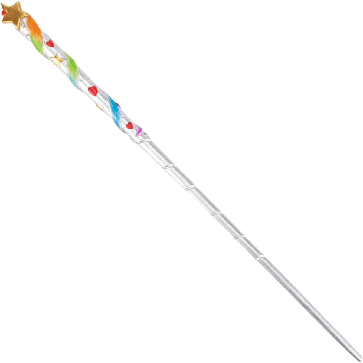 Cottage Garden Remembrance Rainbow 13.75" Resin Collectible Witch Wizard Cosplay Magic Wand