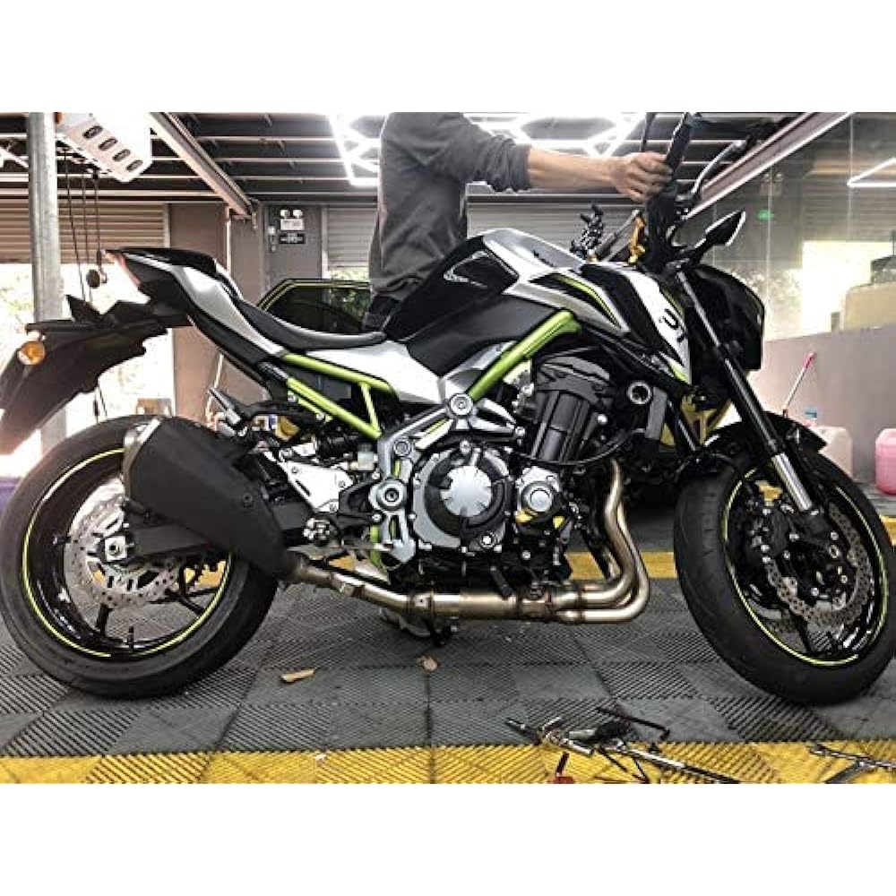 Motorcycle Exhaust Port Exhaust Pipe Intermediate Pipe Kawasaki Kawasaki Z900 (2017-2019) Genuine Muffler Compatible