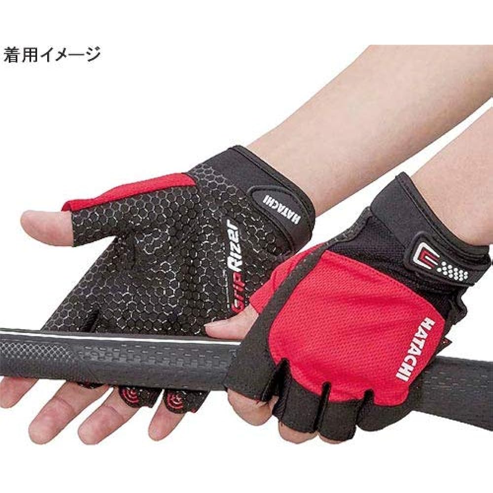 HATACHI Ground Golf Power Finger Gloves Red SM BH8013