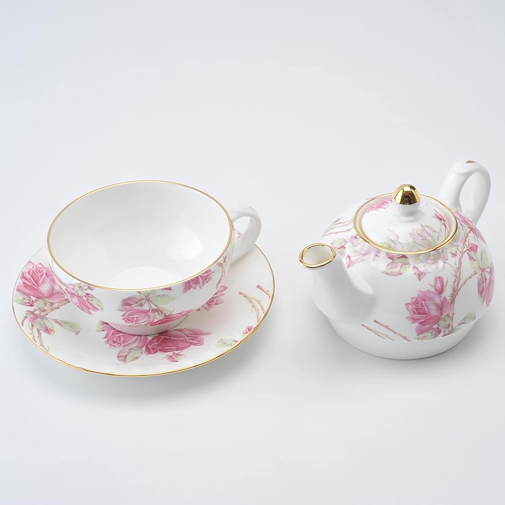Aynsley Elizabeth Rose Pink Tea for One Approx. 300ml EROS00816C