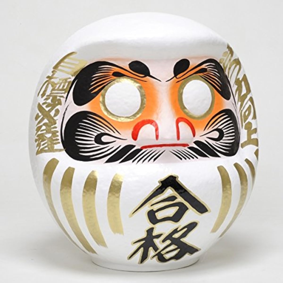 Takasaki Daruma Pass Daruma No. 10 White