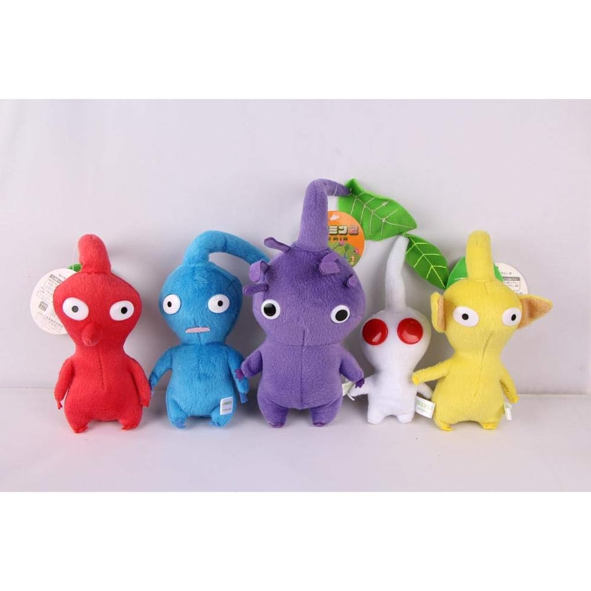 WENKA New Pikmin Plush Toy Yellow Red Blue Flower Bud Leaf Lovely Gift - 5leaf