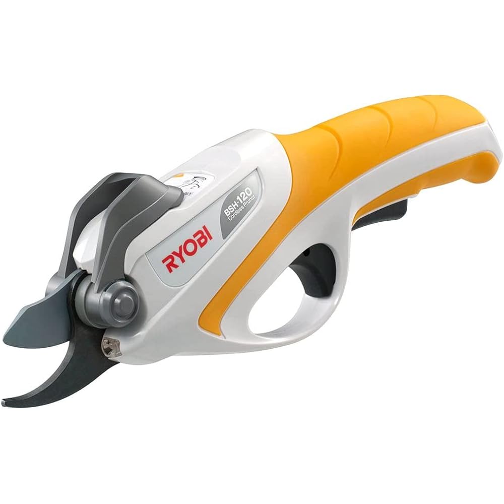 Kyocera Old Ryobi Rechargeable Pruning Shears BSH-120 3.6V 665050A Maximum cutting branch diameter 12mm Charging time 60 minutes 350 cuts per charge Lightweight 600g Lithium-ion 3.6V Japanese blade