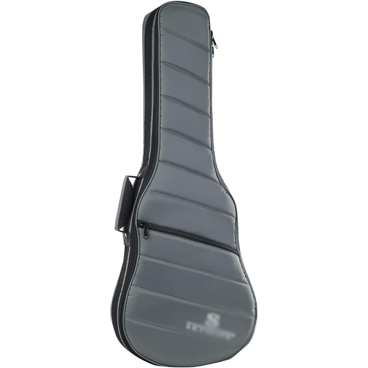 Guitar Case Lightweight Gig Bag Guitar Backpack Classical Guitar Bag Thick Case Musical Instrument Bag (Color: Gray, Size: 36inch)