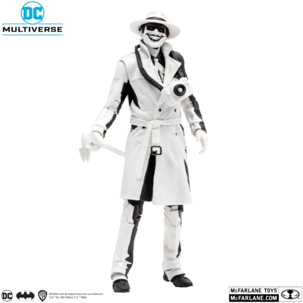 McFarlane Toys DC Multiverse Joker Designed by Jason Fabok Sketch Edition Gold Label 7" Action Figure with Ultra Articulation Exclusive Designer Box Collector Art Card