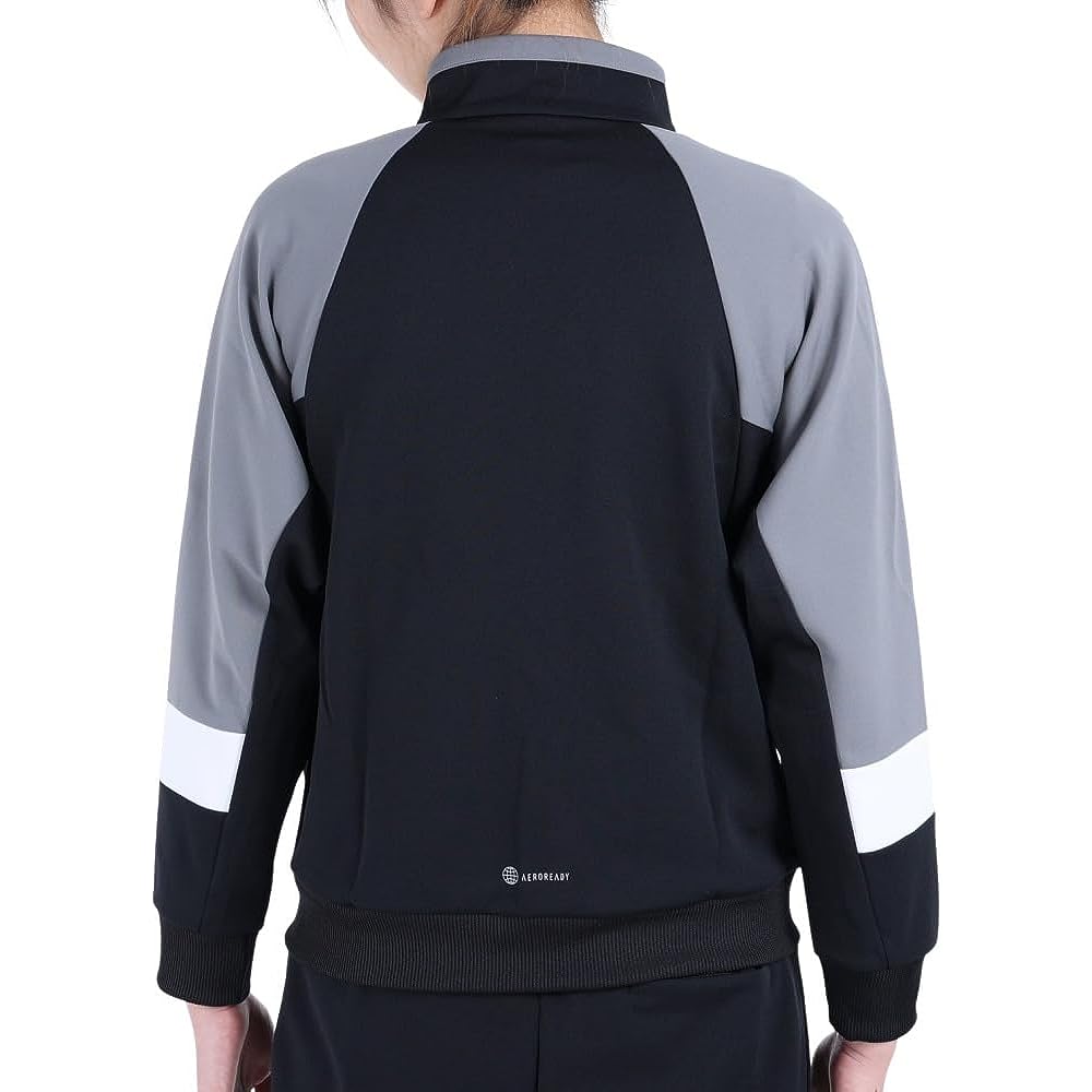 [Adidas] Long Sleeve Jersey Jacket Loose Fit Track Top Sportswear Women's,