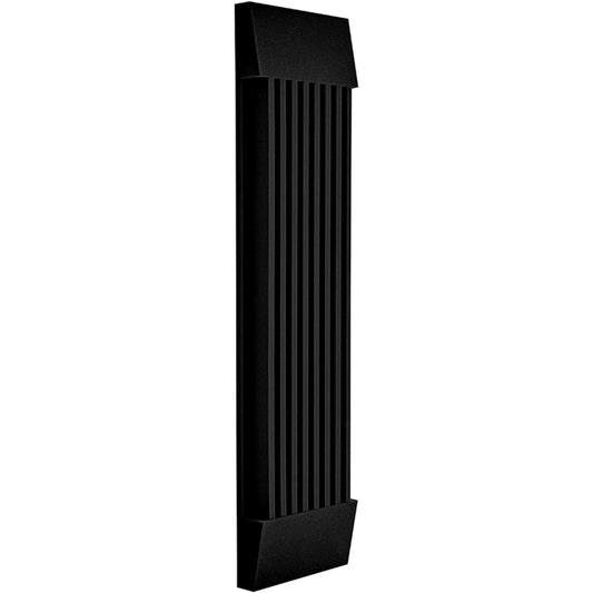 Anti-Noise Rectangular Soundproofing Foam Panels, High Density Noise Reduction Acoustic Panels Wall Acoustic Foam for Home Cinema Studio Wall (Purple 30*120*7.5CM) (Black 30*120*7.5)