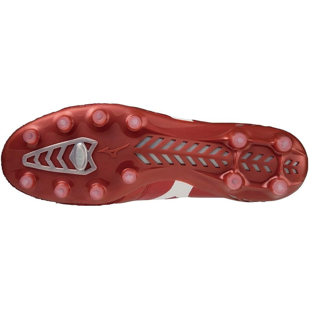 [Mizuno] Soccer Spikes for Natural Grass/Soil/Artificial Grass Monarcida NEO 2 JAPAN P1GA222060 (Red x White/22.0/Men's, Lady's)