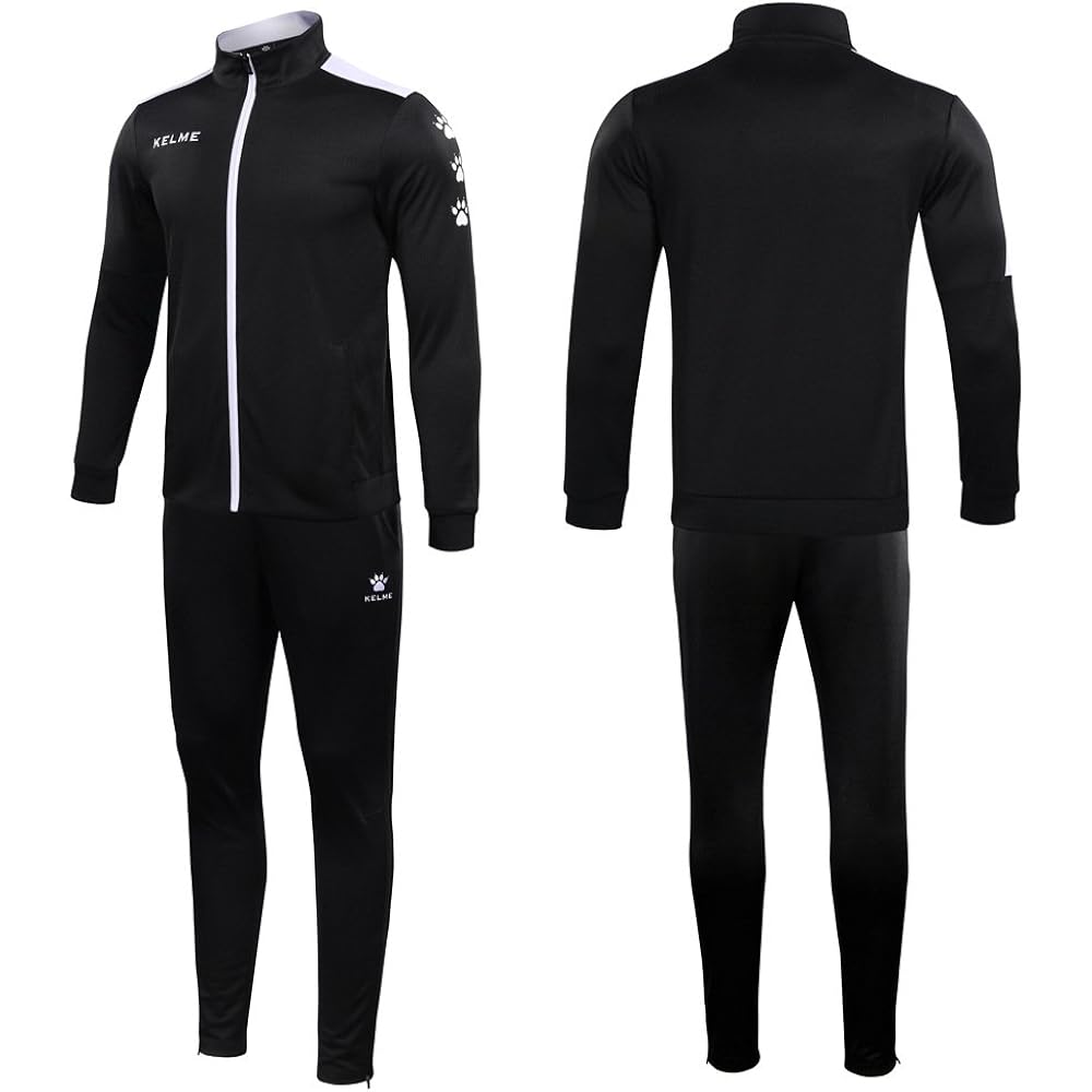[Kelme] Tracksuit Men's Sportswear Top and Bottom Set Setup Jacket & Long Pants Training Wear Running Wear