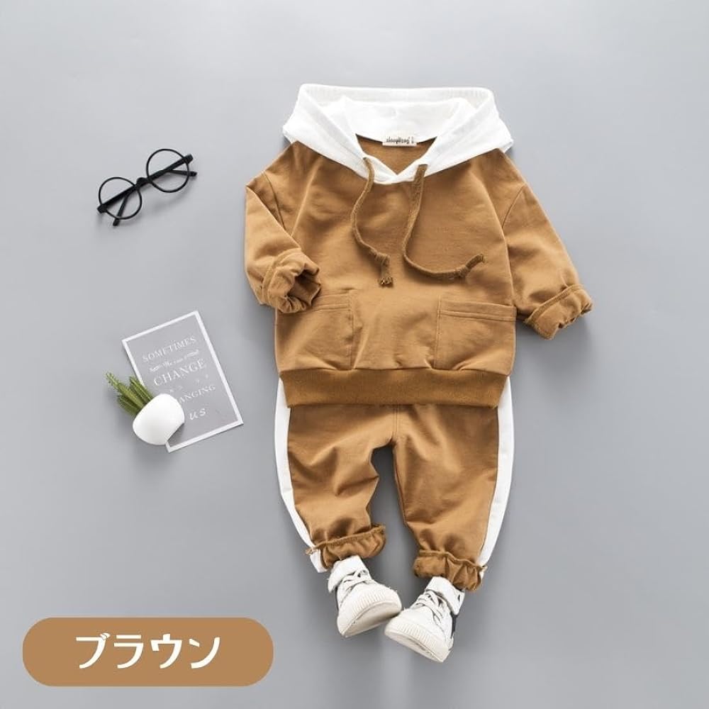 [EnDast] Long Sleeve Hoodie, Sweatpants, Top and Bottom Set, Long Sleeve, Boys, Korean Children's Clothes, Autumn, Winter, Spring Setup, Boys' Sweatshirts, 80cm, 90cm, 100cm, 110cm