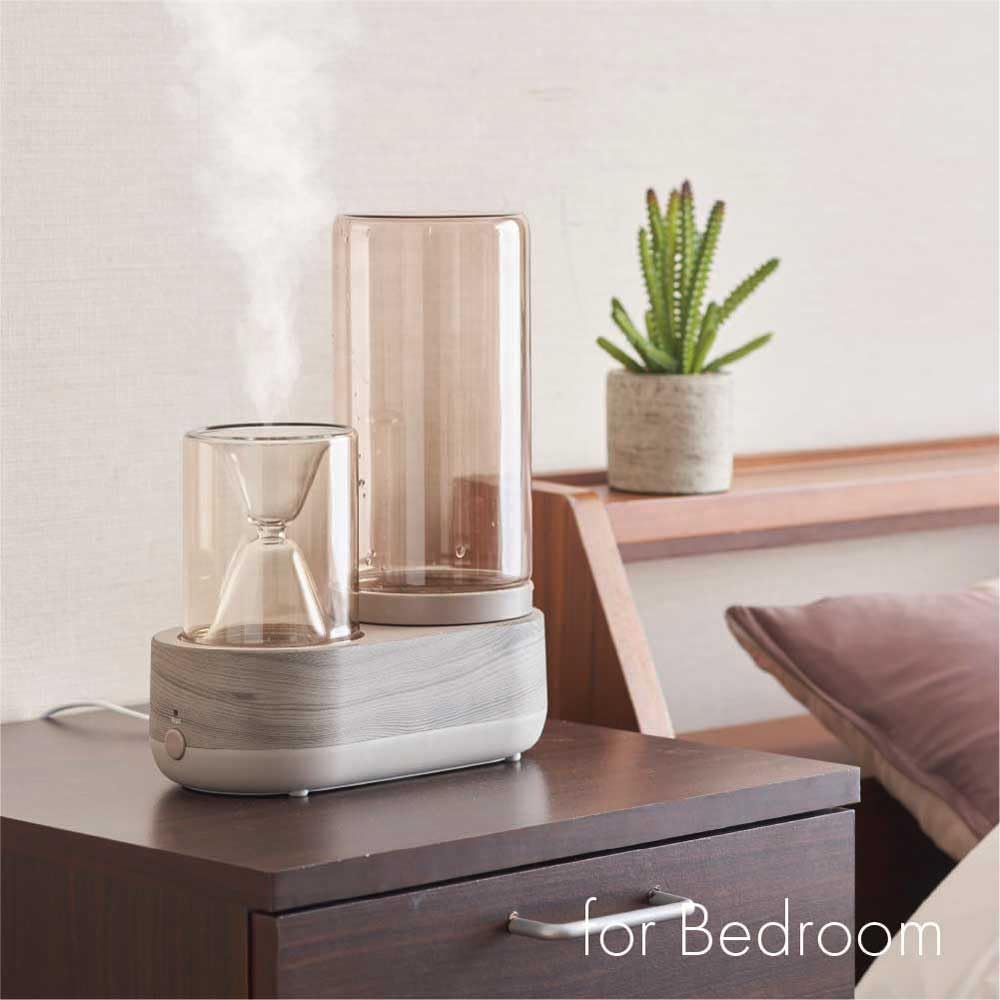 [Humidifier for bedroom only] Doshisha humidifier, steam type, capacity 1.6L, wooden 3 tatami mats, prefabricated 6 tatami mats, humidification amount 200ml/h, continuous humidification time 8 hours, thermostat, temperature fuse, glass specifications Kor