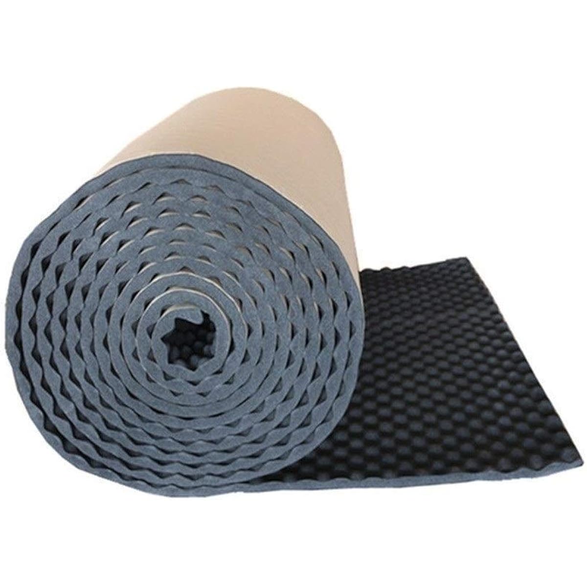 Portable Foam Soundproof Cotton, Black Self-Adhesive Acoustic Panel for Office Meeting Room Sound Absorbing Cotton Size: 1.5M