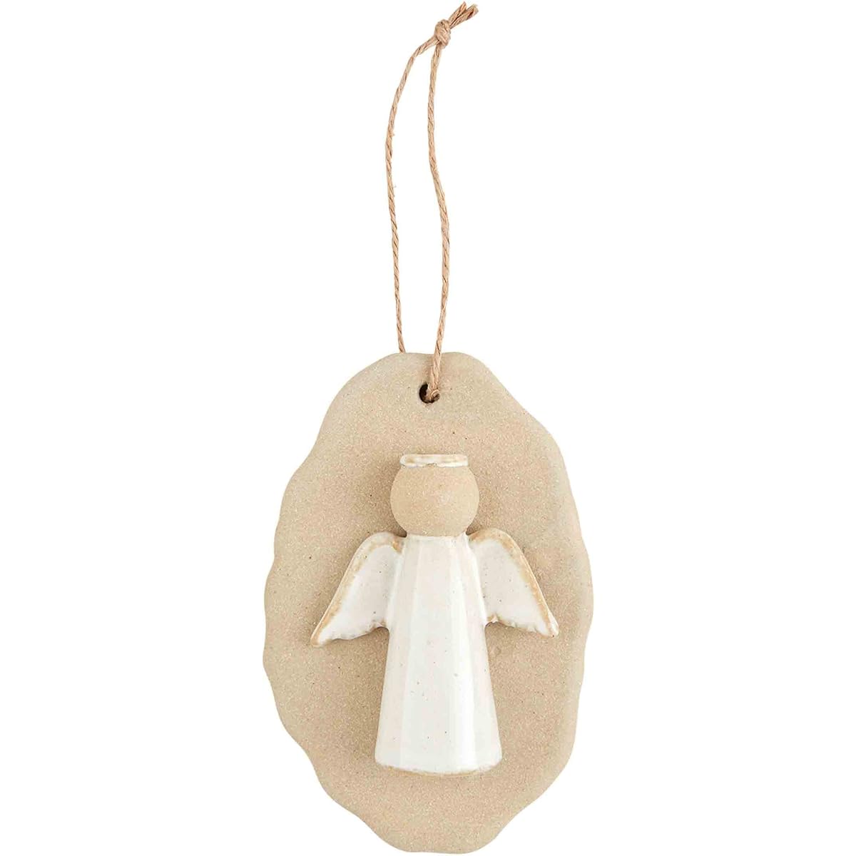 Mud Pie Nativity Christmas Ornament Angel 5" x 3 1/4"