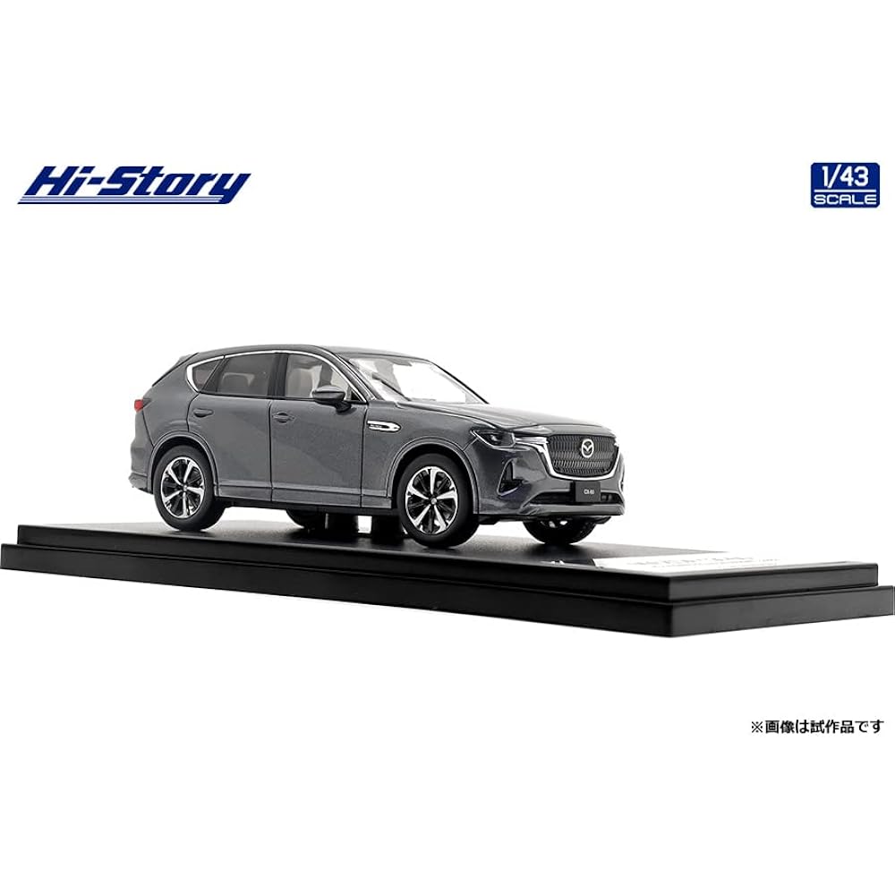 INTERALLIED Hi Story 1/43 Mazda CX-60 XD-HYBRID Premium Modern (2022) Machine Gray Premium Metallic Finished Product