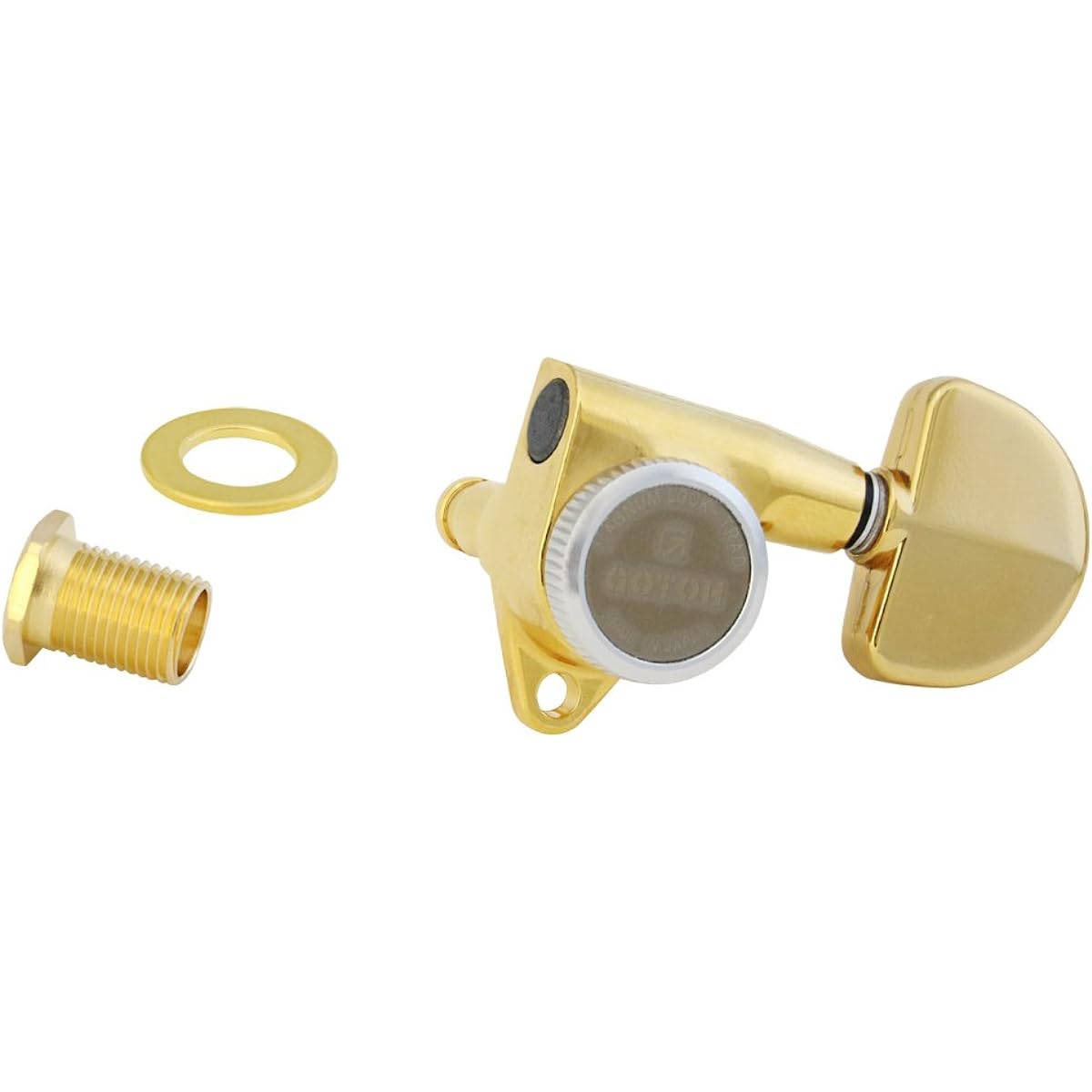 GOTOH Guitar Peg Rotomatic Type with Magnum Lock Trad 20 Buttons 3+3 Gold (05182GYTX) SG301-MG-T-20-3+3-GG