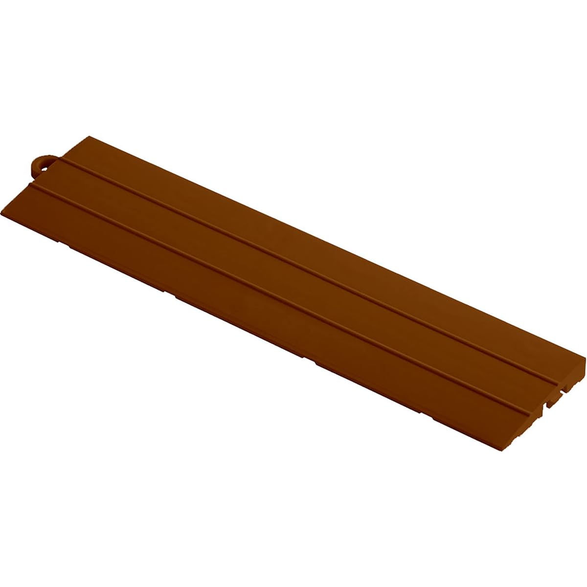 Speedway Peg Edges for Garage Floor Tile, 12" x 2.75", Brown, Set of 10