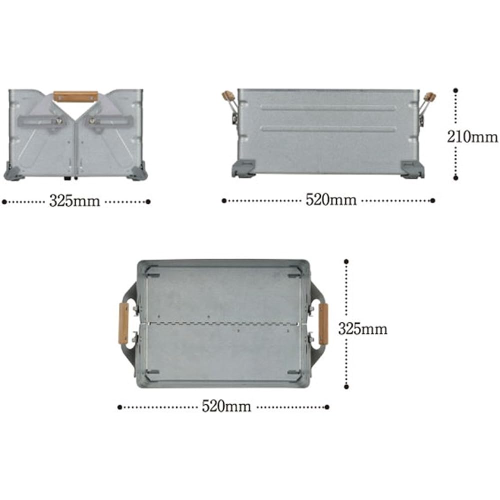 Snow Peak Container Furniture Shelf Container Shell Con Gear Container Outdoor Camping