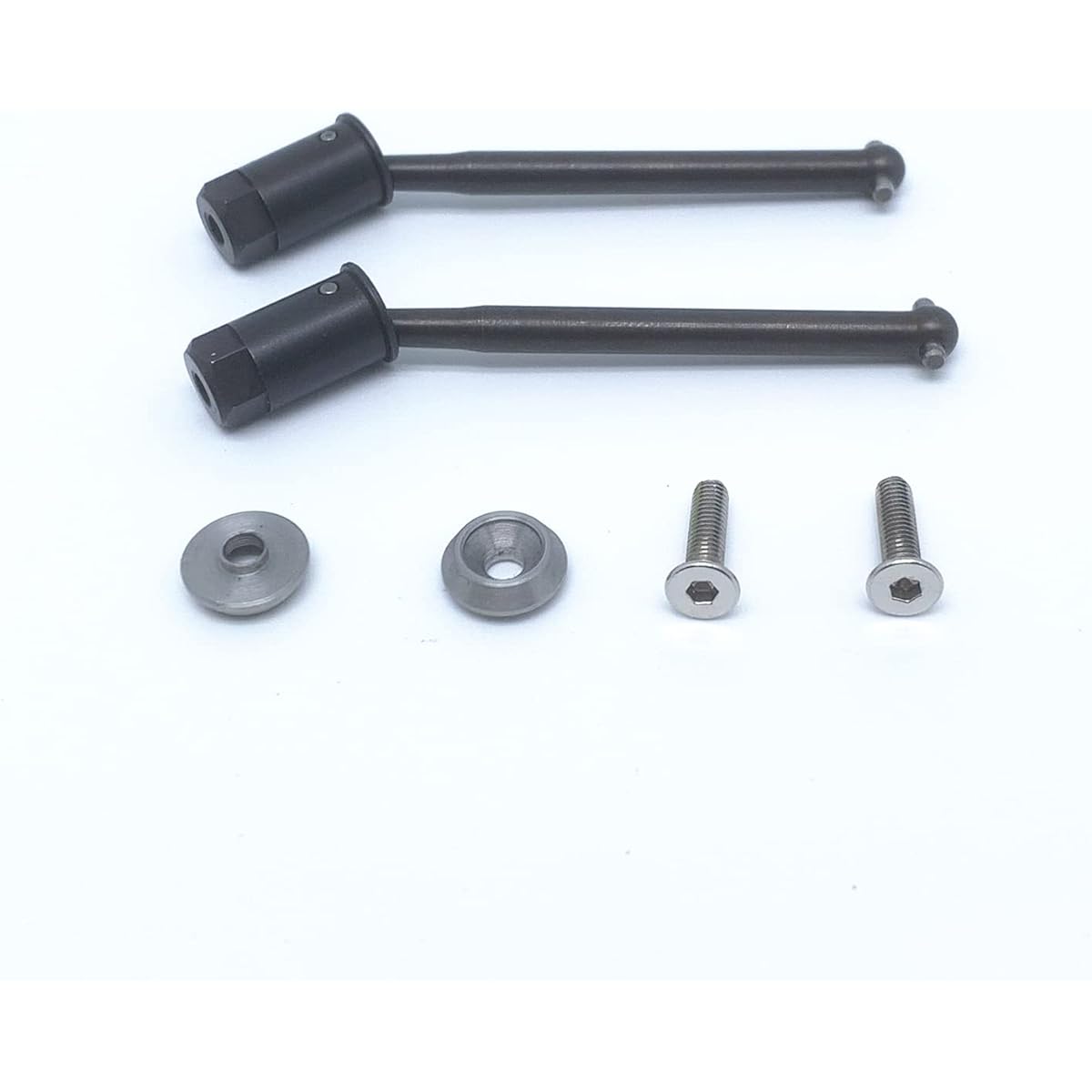 KingVal Replacement Front Steel #45 CVD Shaft (49mm) Pair MYT249SC AXIAL-1/18 YETI JR AX90052-1001