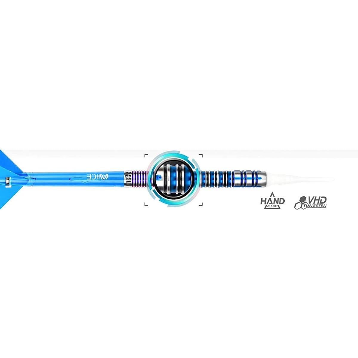 Darts Barrel One80 [One Eighty] Nasir Bomba Player Model (Nasir Tungsten 90%) | Darts 2BA Barrel 20.0g