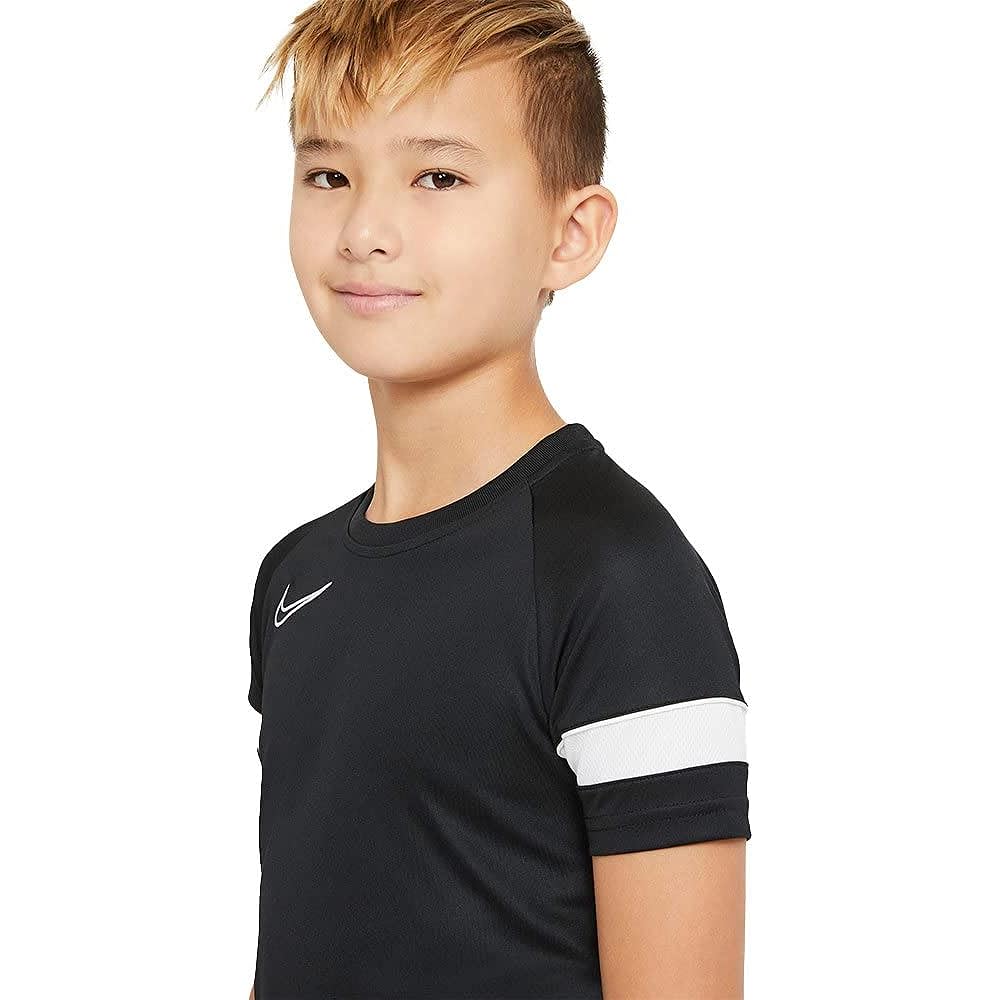 [Nike] Soccer/Futsal Short Sleeve Shirt YTH Academy 21 S/S Top Junior (Kids/Children) 150CM Black