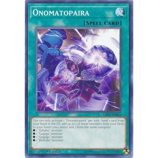Onomatopira - LED6-EN043 - Common - First Edition