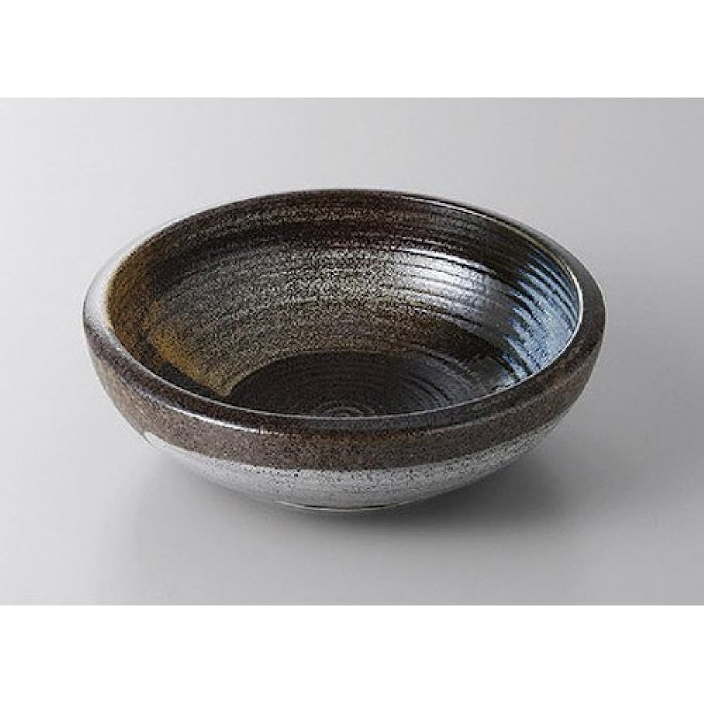 Set of 10 Large bowls/Moribachi New Nishiki Kukuri hand 6.5 deep bowls [20.2 x 6.2cm] [Restaurant, Inn, Japanese tableware, Restaurant, Commercial use, Tableware, Tableware]