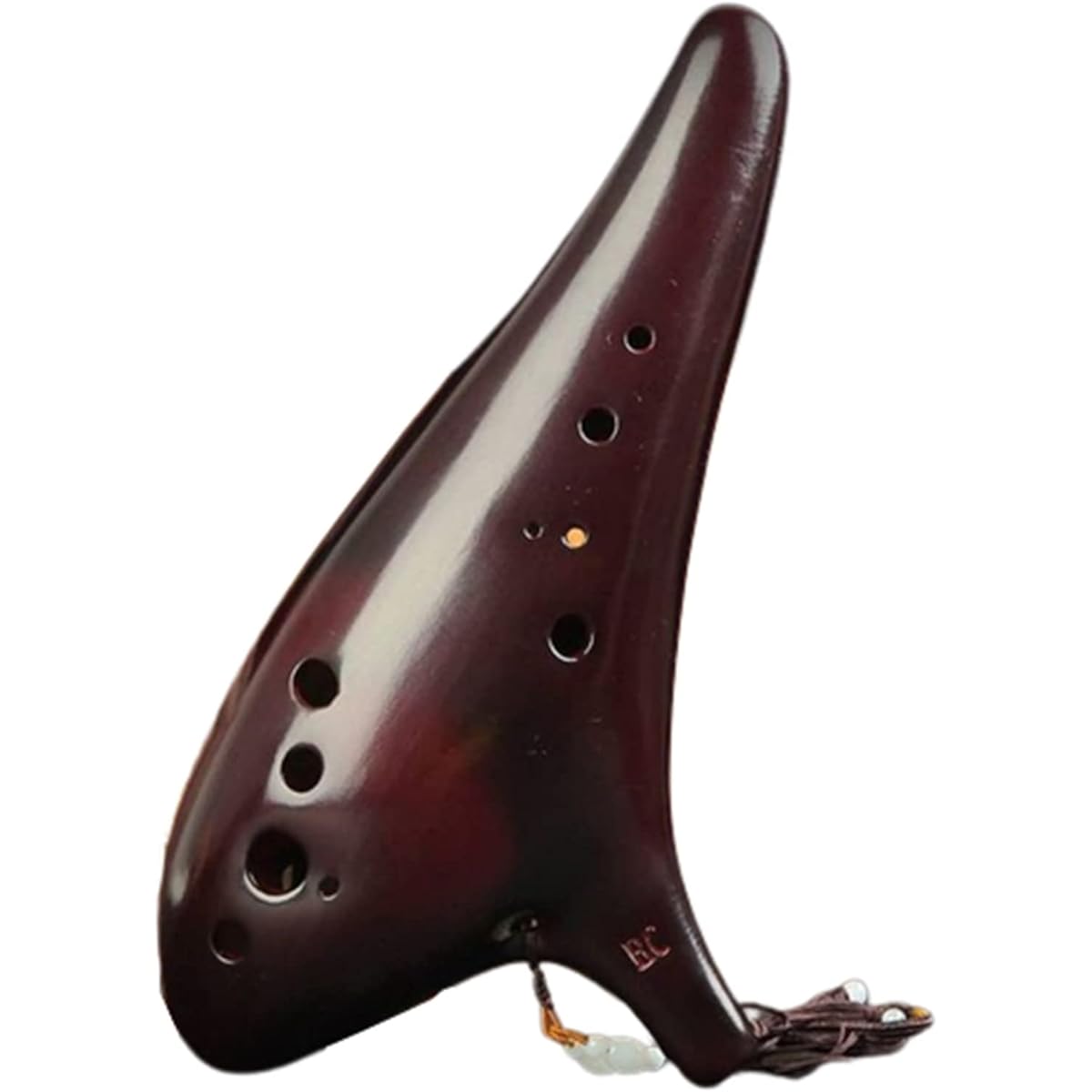 Smoke Burn Clay Good Sound 12 Hole BC Ocarina Flute Instrument for Beginners Ocarina Musical Instrument