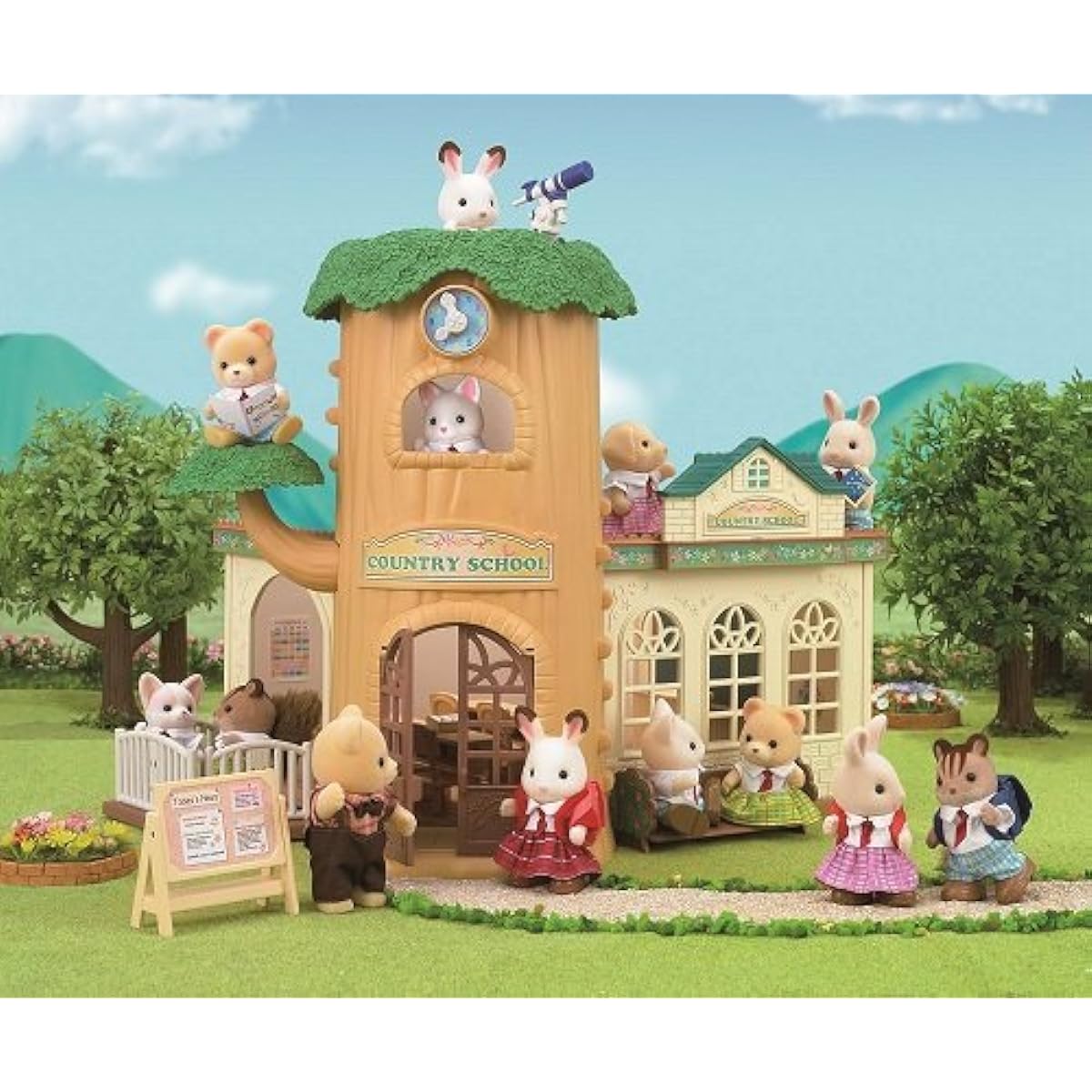 Sylvanian Families School/Kindergarten Forest Tree School S-55