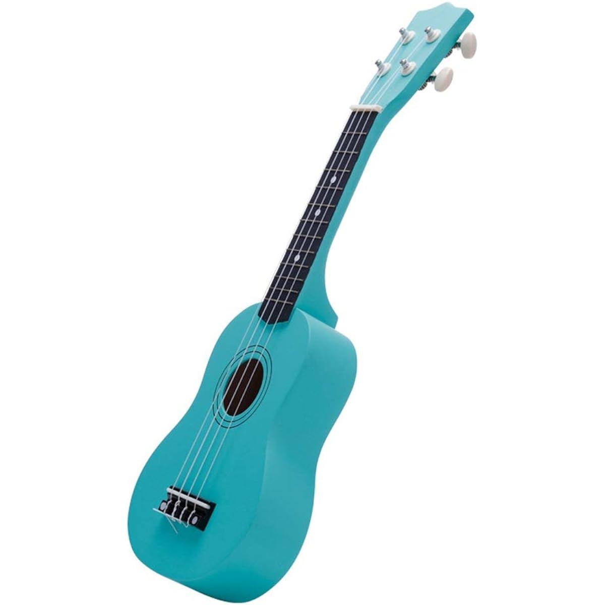 Ukulele Blue Kids Ukulele 4 Strings Instrument Gift 21 Inch Good Enough for Beginners (Color: Blue, Size: 21 inches)