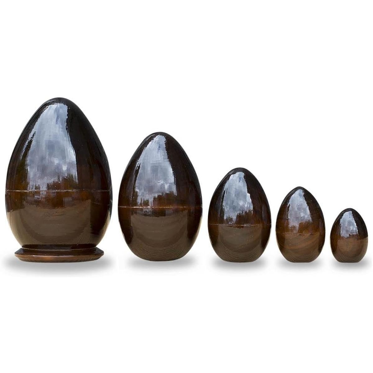 Set of 5 Jesus Christ Icons Wooden Nesting Dolls 6.5 Inches