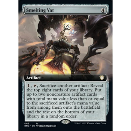 Magic: The Gathering - Smelting Bat (065) - Extended Art - Brotherly Warmaster